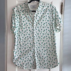 Men’s Button Down Palm Tree Shirt